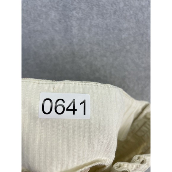 Free People Women's Paper Bag Skirt Size 6 Mini Beige Button Front Cotton - Picture 11 of 11